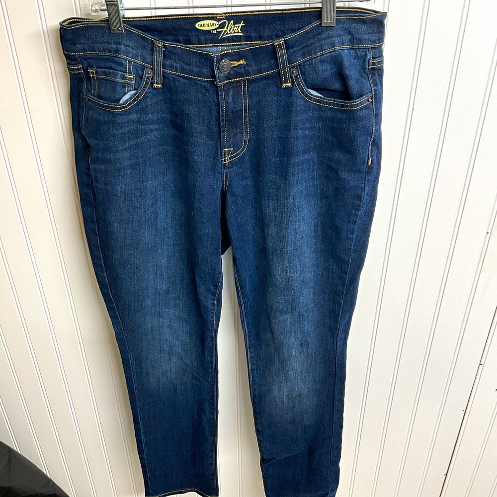 Old Navy The Flirt Girls Skinny Jeans Blue Denim Size 10 Short